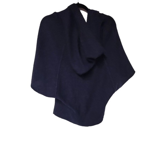 Kenji Handknitted Cardigan Y2K Hooded Large Pom Pom - Picture 4 of 5